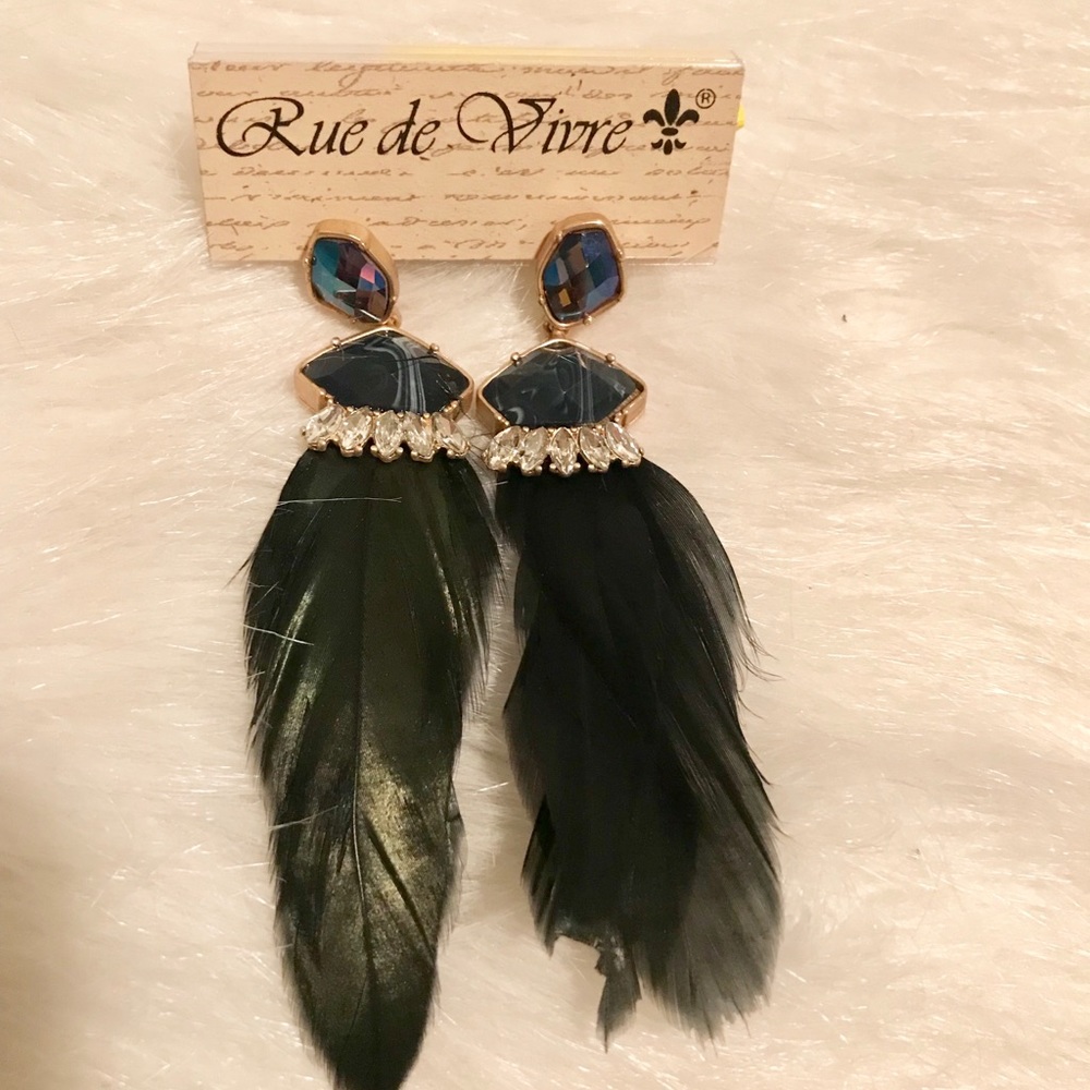 SALE!!!! Firm! Feather Earrings